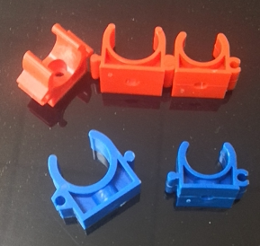 拼联pvc管卡 u型管卡 线管配件塑料卡扣 固定管卡Φ16 Φ20 Φ25