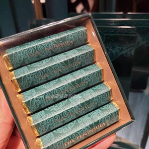 香港直邮the peninsula半岛酒店奢华铁盒礼盒巧克力条商务送礼