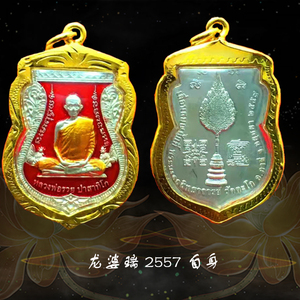 泰国佛牌正品 龙婆瑞2557自身 赠佛牌链