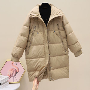 棉衣女中长款羽绒棉服韩版宽松加厚冬装外套2020年新款面包服棉袄
