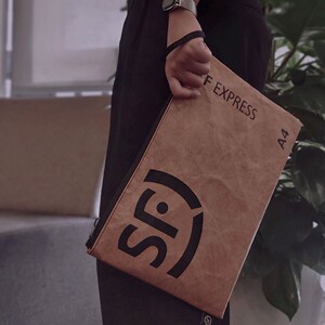 顺丰杜邦袋子新品顺丰周边a4杜邦纸袋限量牛皮纸袋抖音小红书同款