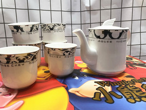雅诚德茶具套装陶瓷茶壶北欧轻奢水杯套杯家用水具简约客厅欧式