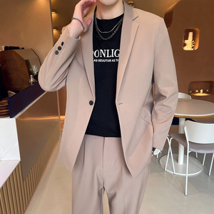 西服套装男青年韩版帅气网红