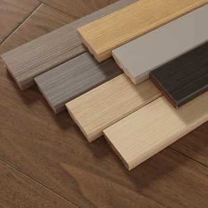 tb23119400淘宝烤漆实木踢脚线白色纯实木地板地角地脚线木纹木质贴
