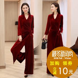 女装新款潮chic早秋装套装25-30岁参加婚礼女人味衣服2018连衣裙