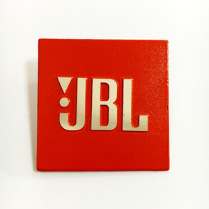 jbl橙色标牌网罩铭牌商标cd纹路标舞台音箱专用jbl液压纯铝磨砂铝