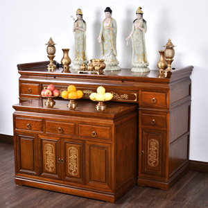 中式实木佛龛供桌佛台家用佛堂神台客厅香案台现代简约中堂供佛桌