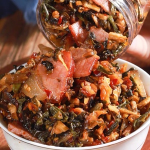 湘西外婆菜腊肉下饭菜梅干菜萝卜干开胃坛子菜即食瓶装农家自制