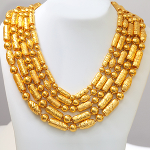 男士黄金实心霸气大金链粗款真纯金包银龙骨链条足金项链1人付款3269