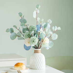 创意简约装饰品花艺用品摆设客厅室内电视柜桌面茶几花瓶假花摆件