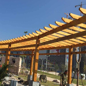 庭院葡萄架防腐室外凉亭屋架子组装爬藤简易长户廊实木遮阳停车棚