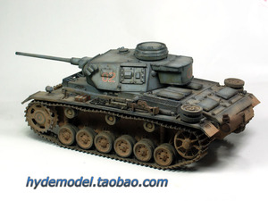 德国三号K型坦克 1/35 威龙（9018）海德模型完成品