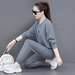 运动服套装早春款女装2022年新款时尚妈妈休闲高端名牌卫衣两件套