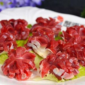 重庆火锅食材新鲜配菜火锅配菜品鸭盹郡花散装鸭胗花250克4包