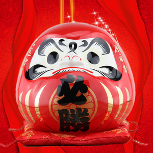 开运达摩摆件陶瓷储蓄罐日本料理装饰品日式店铺创意存钱罐