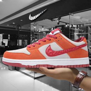 sb dunk low russet cedar 棕色红钩aj男鞋空军一号aj1休闲板鞋男