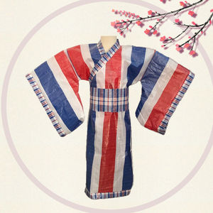 001人付款淘宝环保时装秀衣服幼儿园儿童古装汉服男女童走秀diy材料