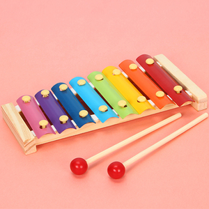 儿童木制八音手敲琴音乐敲打玩具琴木琴男孩女孩早教音乐玩具