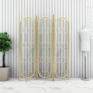 女装服装店展示架创意铁艺镂空门店屏风隔断橱窗背景装修挂衣架子