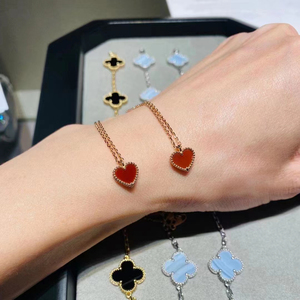 梵克雅宝红心项链