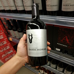 美国原装进口骏琪葡萄酒dark horse红酒750ml马头红酒