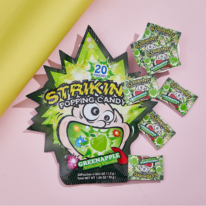 索劲striking跳跳糖爆炸糖青苹果味休闲零食香港进口趣味情趣糖果