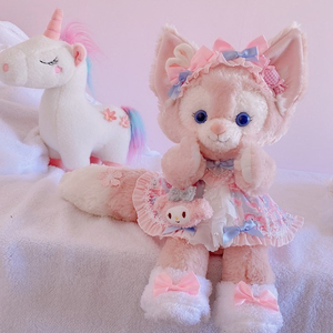 迪士尼玲娜贝儿毛绒公仔人偶衣服小狐狸娃娃星黛露玩偶林琳娜贝尔