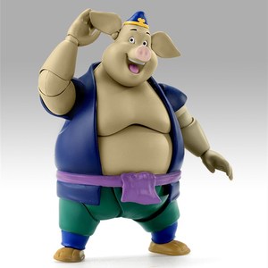 央视正版授权99版西游记模型猪八戒孙悟空唐僧沙超可动人偶动画片