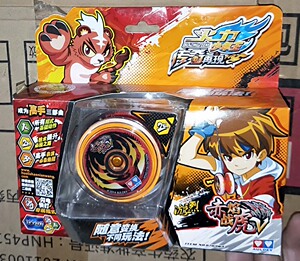 奥迪双钻v676303火力少年王传奇再现悠悠球676303赤焰战虎溜溜球