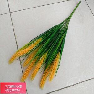 塑料假青草仿真秧苗仿真小麦苗韭菜叶冬青装饰工程插花配材小稻草
