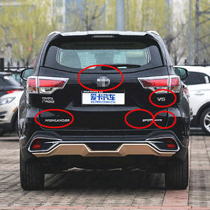 汽车15-18年新款汉兰达尾门awd车标v6排量车标sport字母后门标志