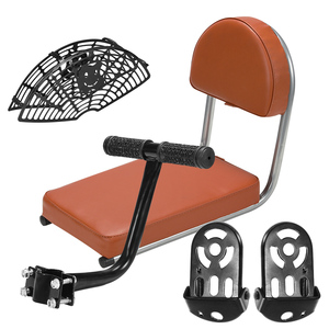 自行车儿童座椅后座垫超软舒适电动车通用靠背扶手山地车坐垫脚踏
