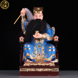 茅山祖师像茅山道三茅真君树脂彩绘道神像茅山派祖师爷佛像摆件