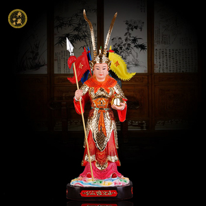 杨门女将 穆桂英 女将军神像19寸树脂佛像供奉摆件樊梨花花木兰