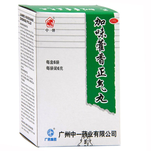白云山 中一 加味藿香正气丸 6袋 风寒 头痛 脘腹胀痛 呕吐泄泻