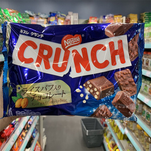 香港代购 nestle雀巢 mini crunch 迷你甘脆巧克力(日版)82.8g