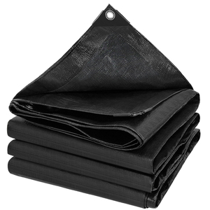 黑色遮阳布篷布防水防晒加厚遮光布防雨布除草布塑料布户外雨棚布