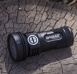 manker漫客crown 全球第一款5000流明电子变焦户外强光手电