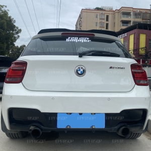 适用12-20宝马1系f20 f21免打孔改装尾翼 两厢车通用汽车改装尾翼