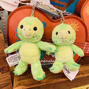 上海迪士尼duffy达菲朋友小乌龟奥乐米拉站姿坐姿毛绒挂件钥匙圈