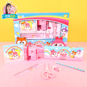 小伶玩具守护精灵开学文具大礼包套装同款女孩幼儿园小学生日礼物