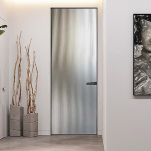 长虹玻璃无框门隐形门极窄边框内开门厕所钛镁铝合金厨房卫生间门