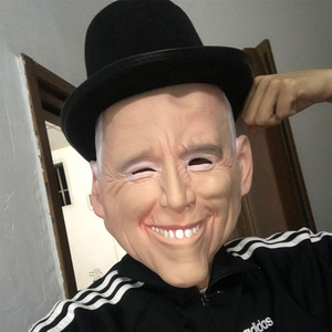 恶搞老人面具节日舞台剧绅士角色扮演道具套装万圣节搞笑人物头套