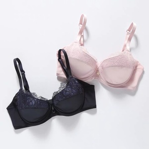 安莉芳薄款光面聚拢文胸女士蕾丝边舒适内衣eb1772正品特价