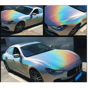 3d幻彩漆特效漆变色龙七色幻彩彩虹漆镭射汽车改色角度渐变油漆