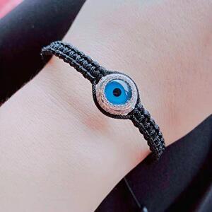 土耳其手工编织手链女韩版简约原创手绳男森系天使之眼情侣一对潮