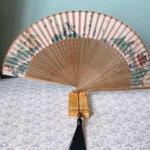 花西子扇子【西湖印记绢扇】王星记