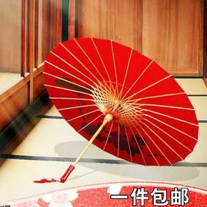 雨伞西湖两用古风油纸伞旗袍印花杭州古典小伞跳舞伞花纸伞带纱绘