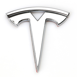tesla特斯拉logo金属车贴改装车身贴标侧标个性车尾标车标modelx