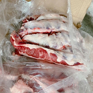 新鲜冷冻猪油边肉 护心肉 猪边肋条 猪肉东北大油边20斤 烧烤食材